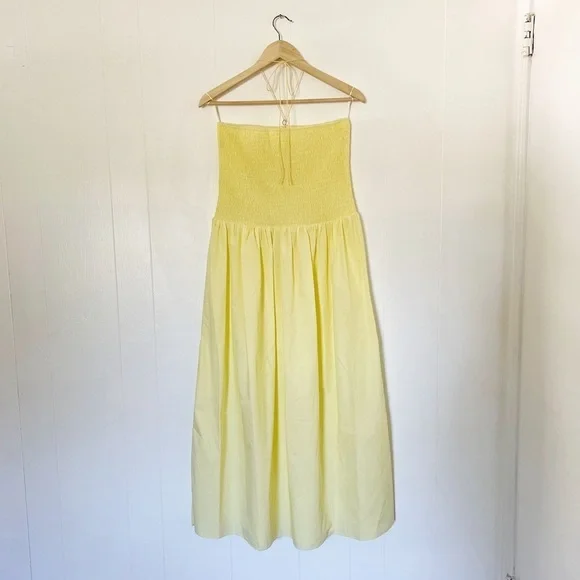 Anna October Lea Yellow Midi Dress - Picture 4 of 14